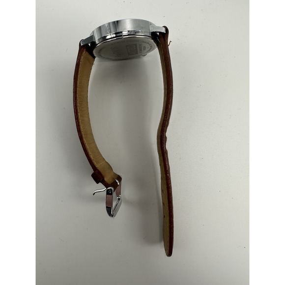 Akteo Baker Themed Watch New Battery JC Mareschal 32MM 7.5" Leather Band N60 - Picture 12 of 12